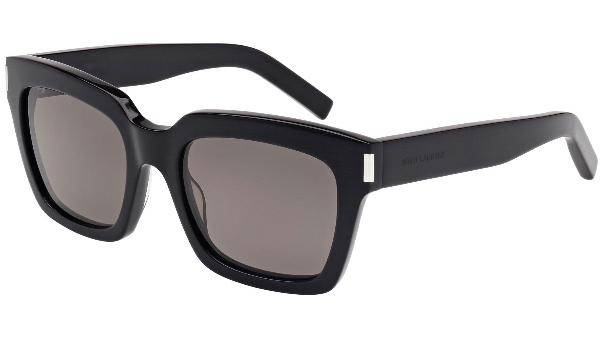 Saint Laurent Bold 1 002 Shiny Black Sunglasses - eye-oo.com