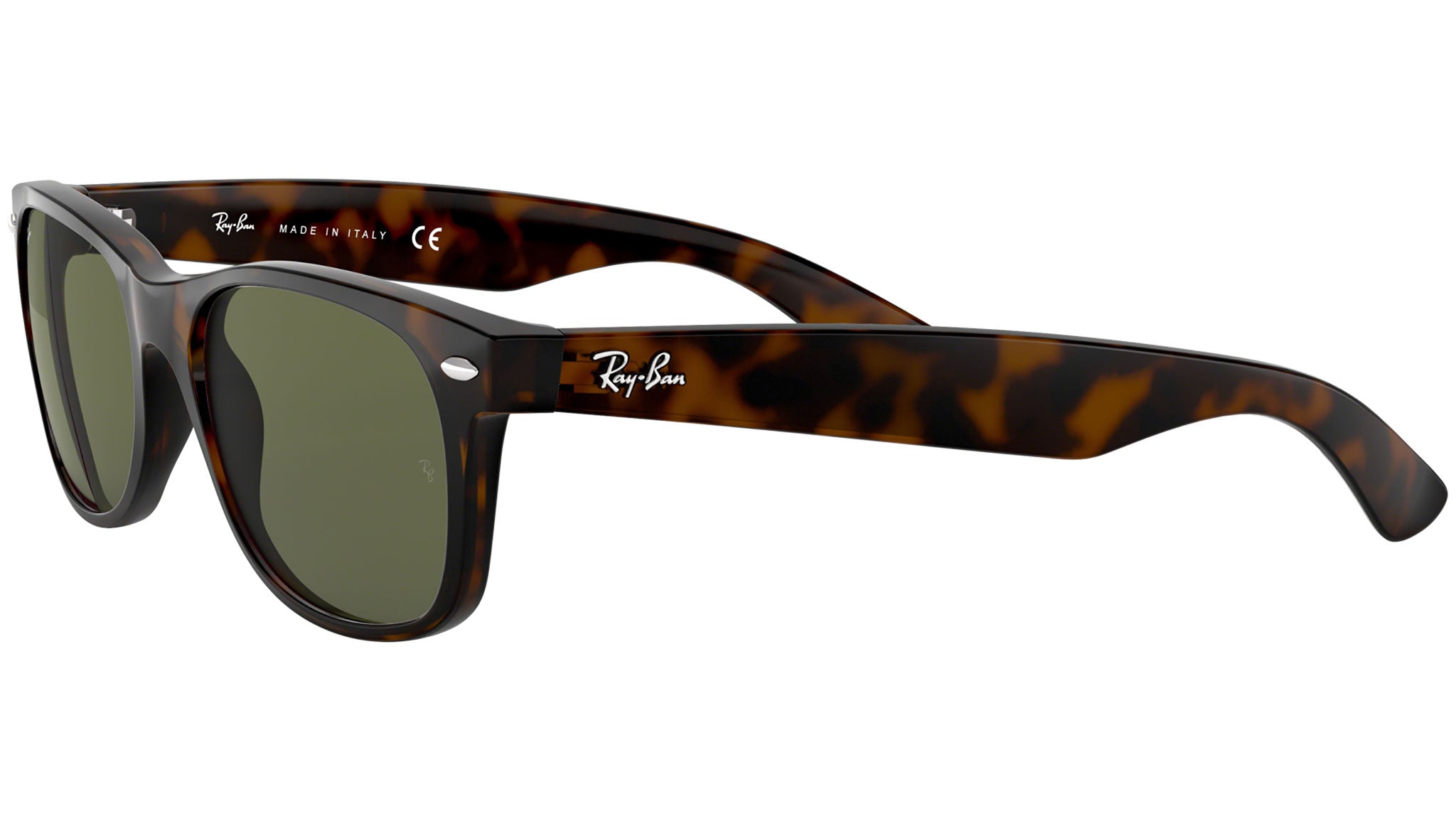 Ray-Ban New Wayfarer RB2132 Tortoise Brown Sunglasses 52mm Italy Amazon.com: Ray-Ban RB2132 New Wayfarer Square Sunglasses  main image 2