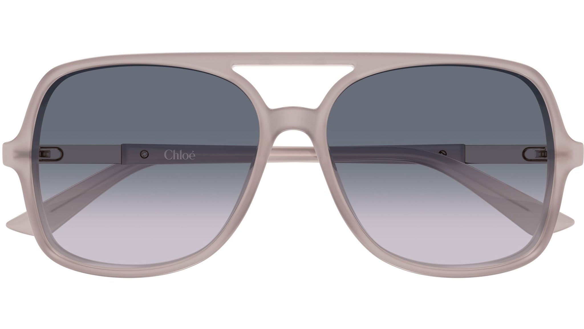 Chloe Grey Gradient Pilot Ladies Sunglasses Chloe Sunglasses Women main image 2