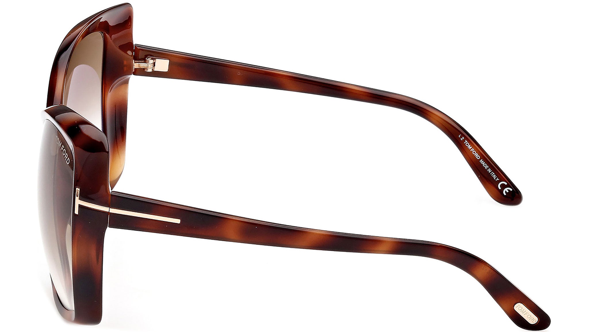 Tom Ford Jasmin Sunglasses FT0943 53F Classic Havana - eye  display picture 2