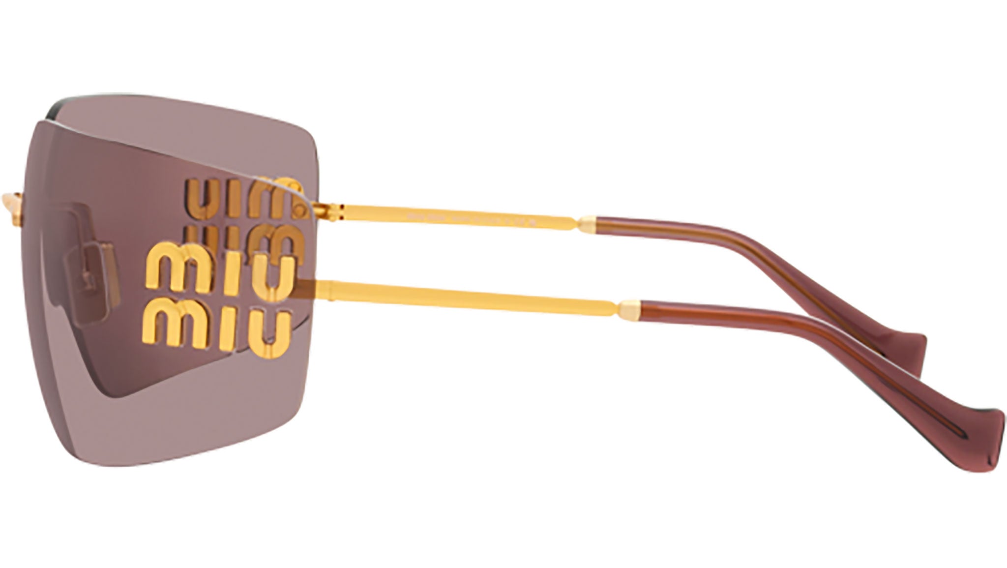 Miu Miu MU 54YS Sunglasses 5AK06I Gold - eye-oo.com