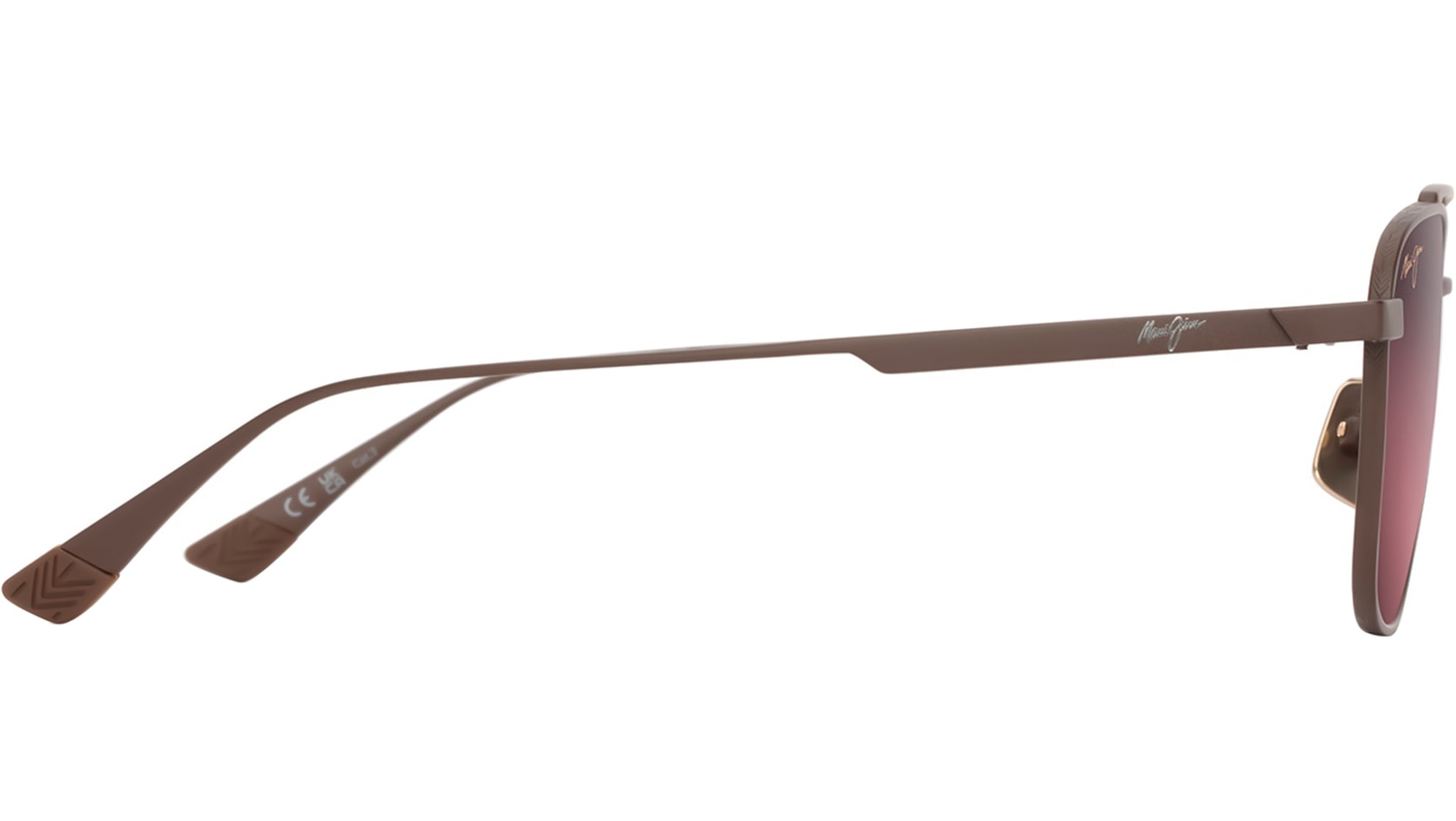 Maui Jim Kahana RS640 01 Sunglasses Shiny Brown Polarized - eye-oo.com