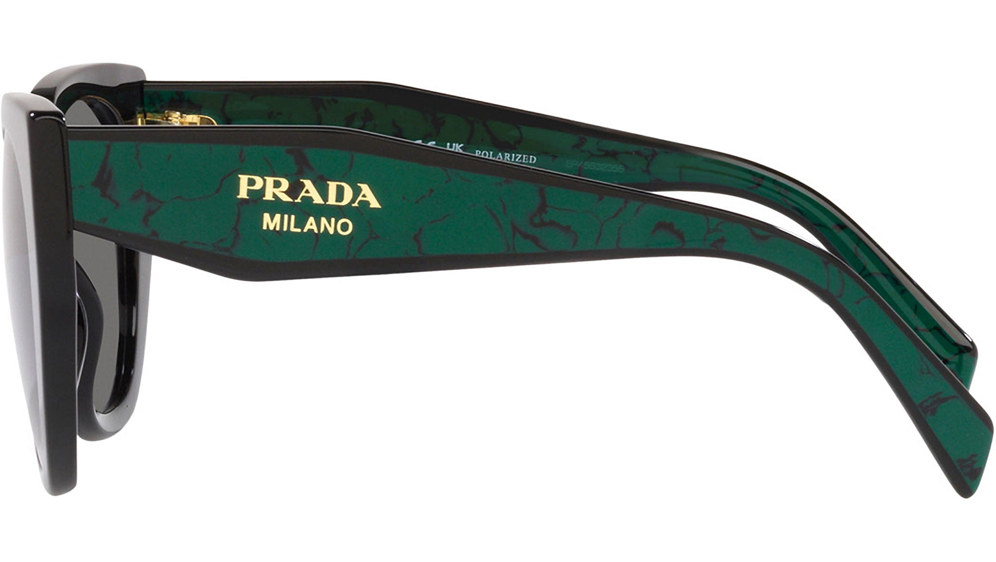 Prada PR 14WS 1AB5Z1 Sunglasses Black - eye-oo.com