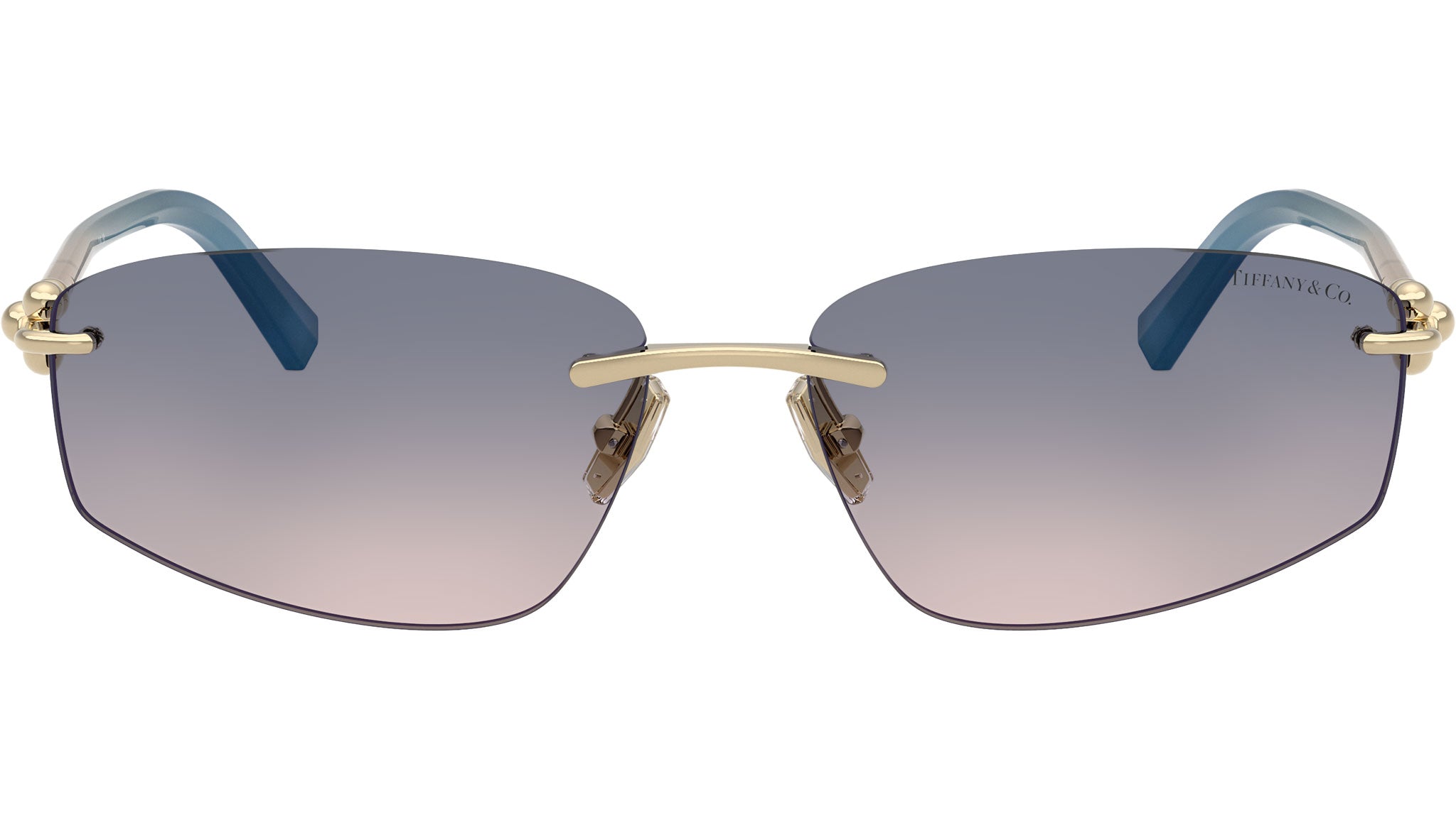 Tiffany Gold Light Blue Women\'s 59mm Sunglasses Tiffany & Co TF3088 6105/16 Sunglasses - US main image 4