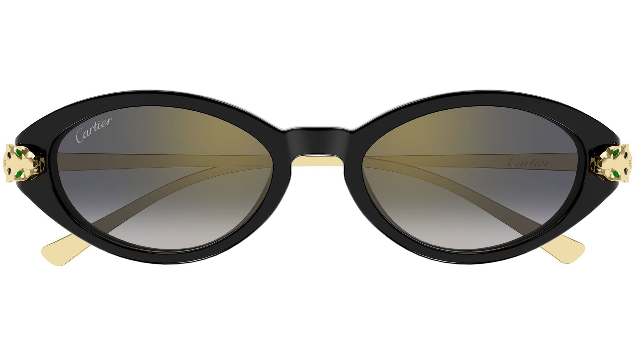Cartier CT0634S Sunglasses 001 Black Grey - eye-oo.com