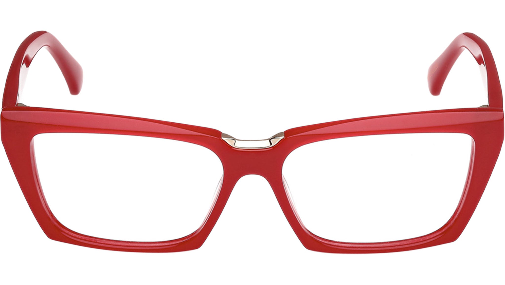 Max Mara MM5180 Glasses MM5180 066 Shiny Dark Red - eye-oo.com display picture 2