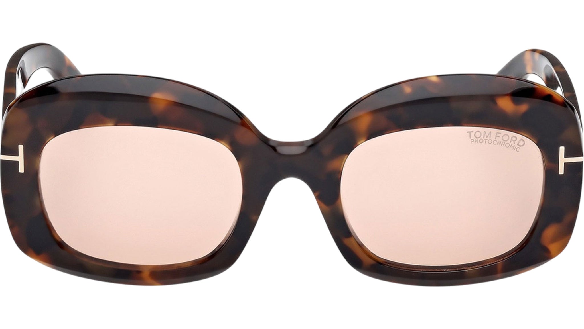 Tom Ford Carmen-02 Sunglasses FT1219 52Y Dark Havana - eye  display picture 3
