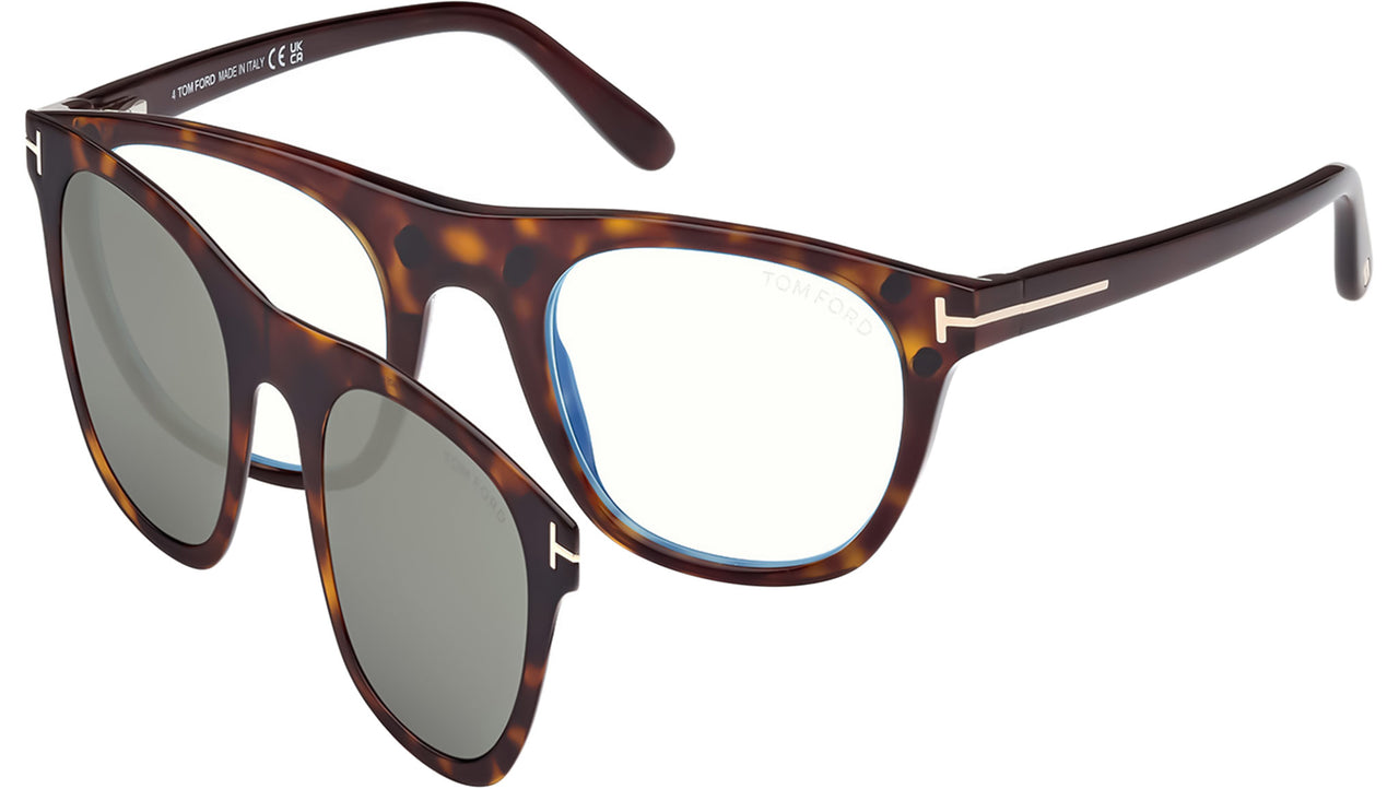 Clip-on FT5895-B 052 Dark Havana