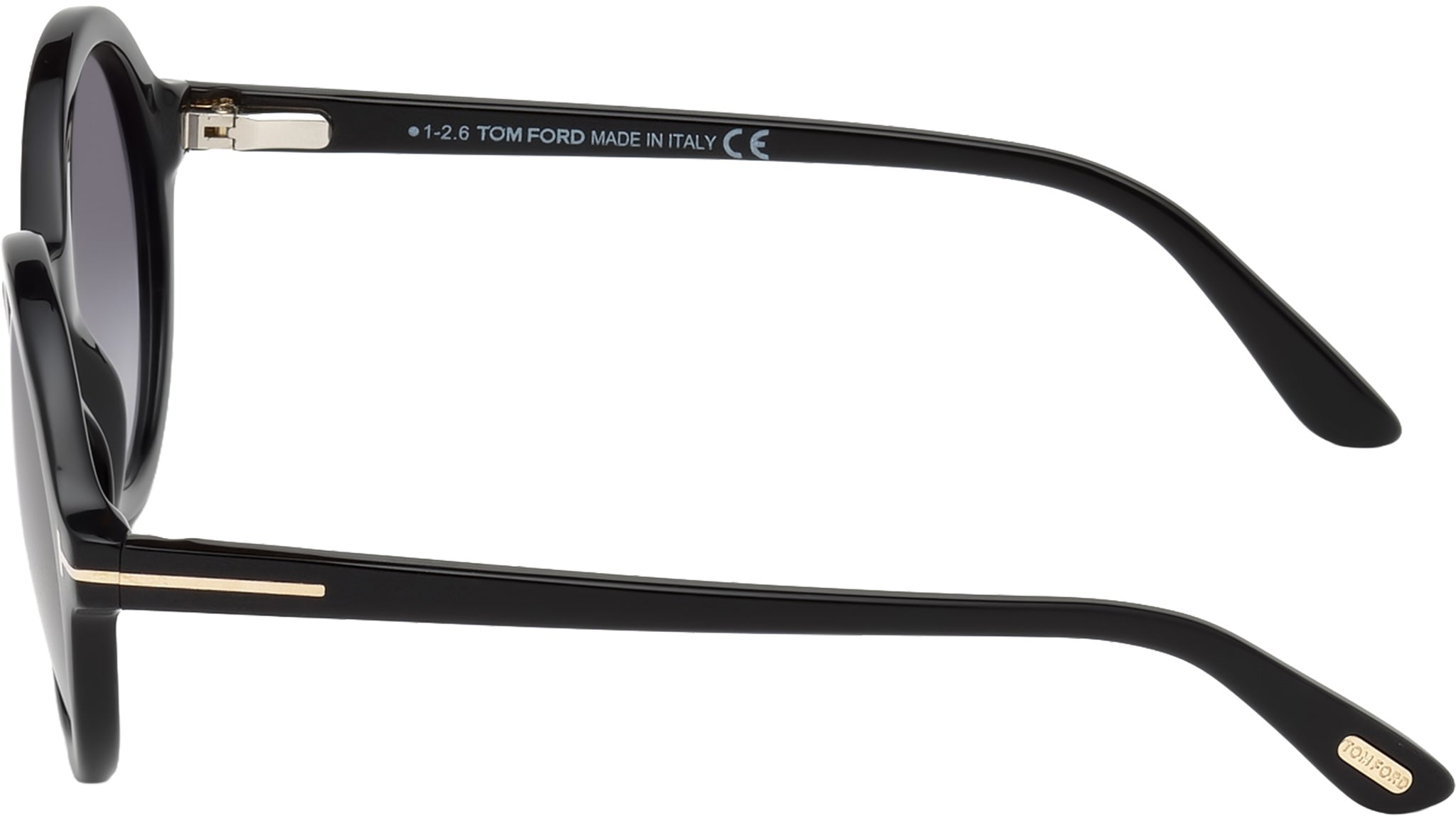 Tom Ford Nicolette-02 FT0602 Sunglasses 001 Shiny Black - eye-oo.com