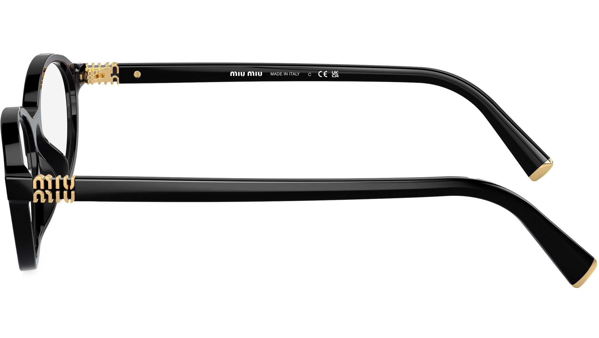 Miu Miu 0MU 09XV Optical Frame 16K1O1 Black - eye-oo.com