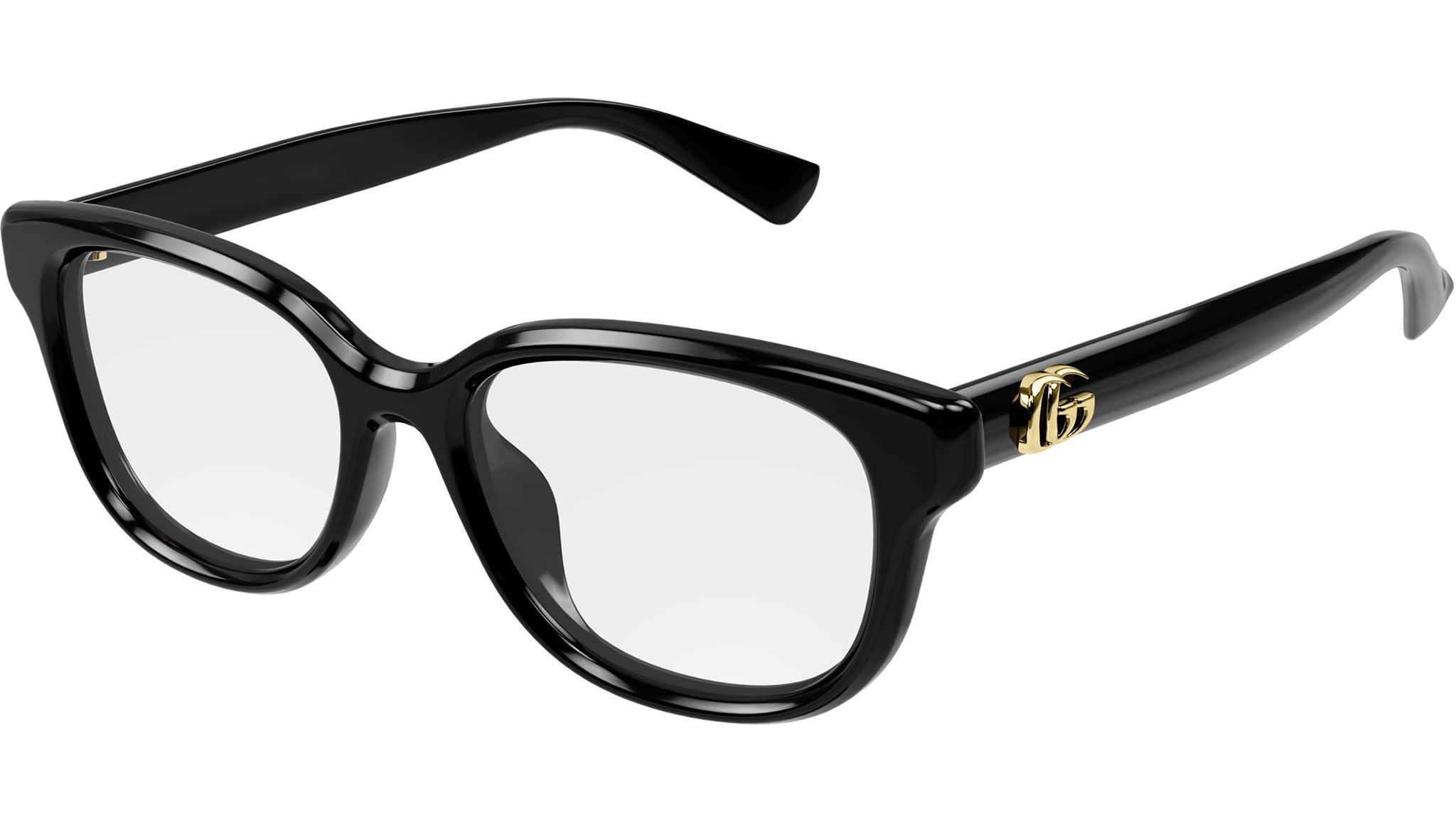 Gucci GG1833OK 001 Black Rectangular Glasses - eye-oo.com