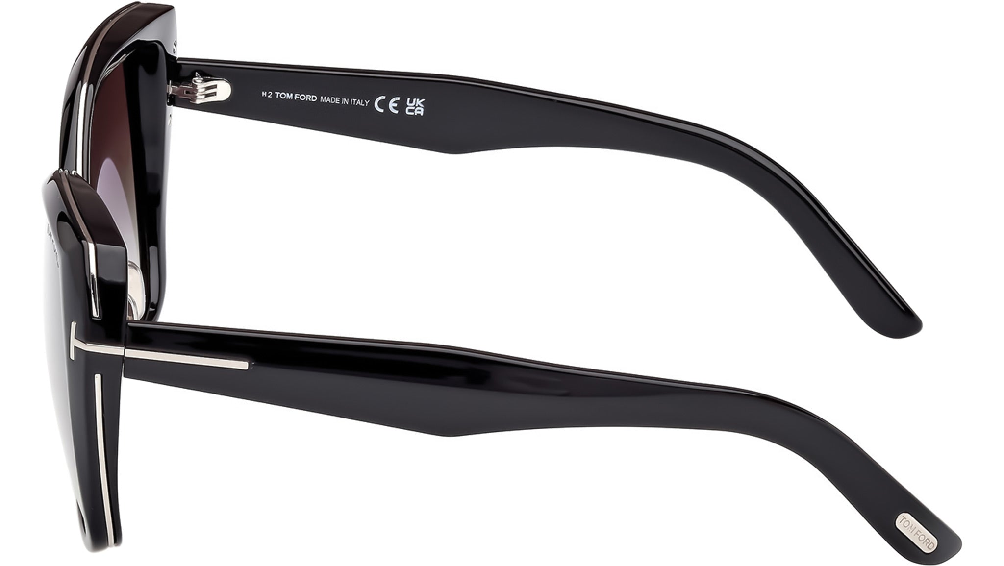 Tom Ford Plum Sunglasses FT1223 01B Shiny Black - eye-oo.com
