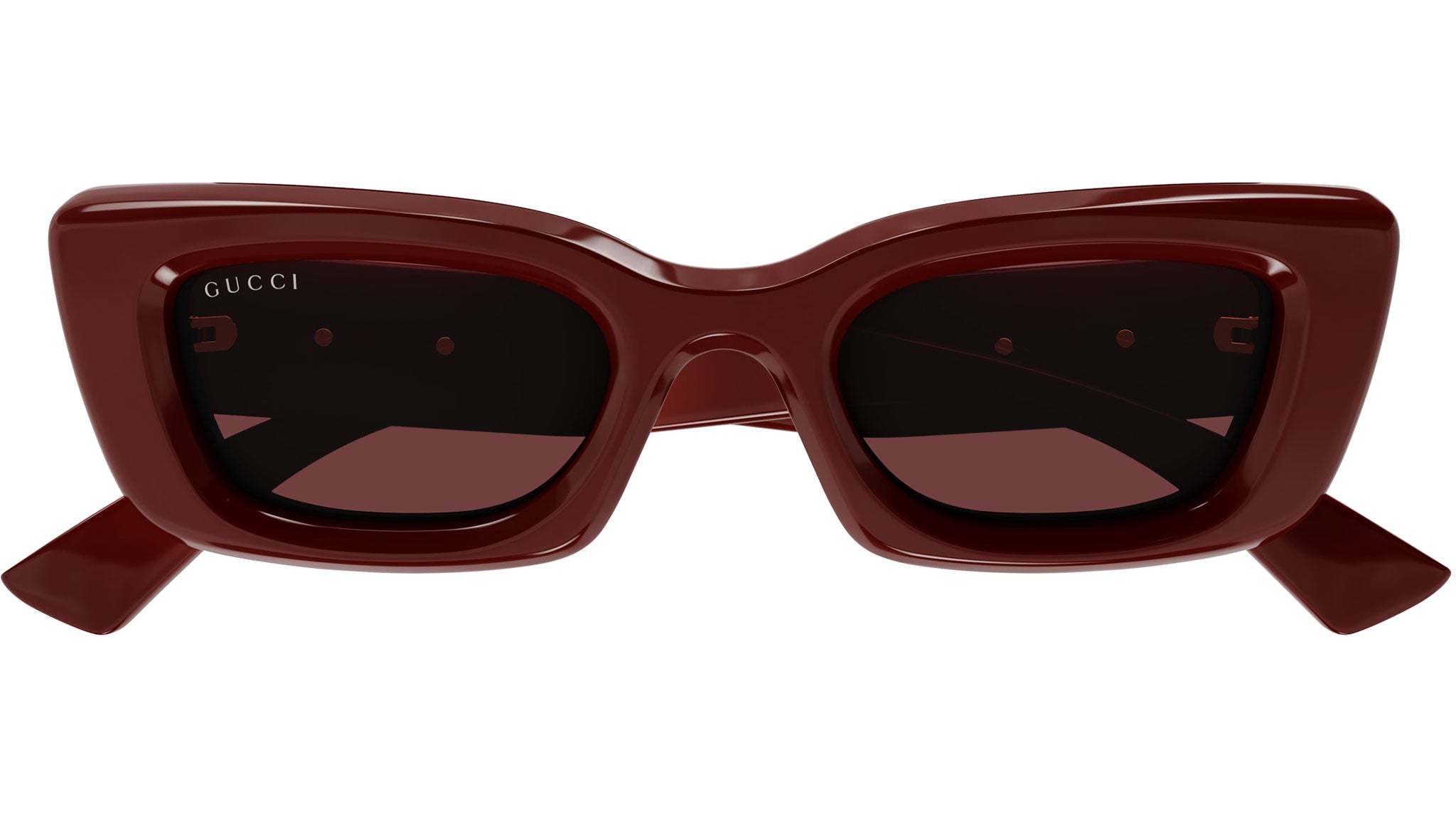 Gucci GG1827S 003 Burgundy Red Cat Eye Sunglasses - eye-oo.com
