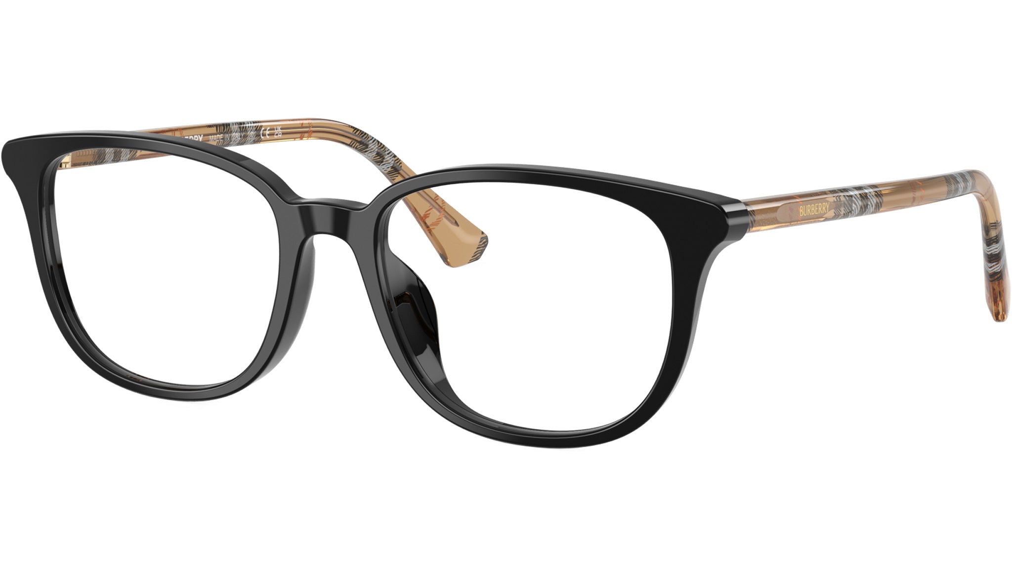 BURBERRY バーバリー メガネ フレーム BE2434D-4161-53 Burberry BE2434D Glasses 4161 Black - eye-oo.com