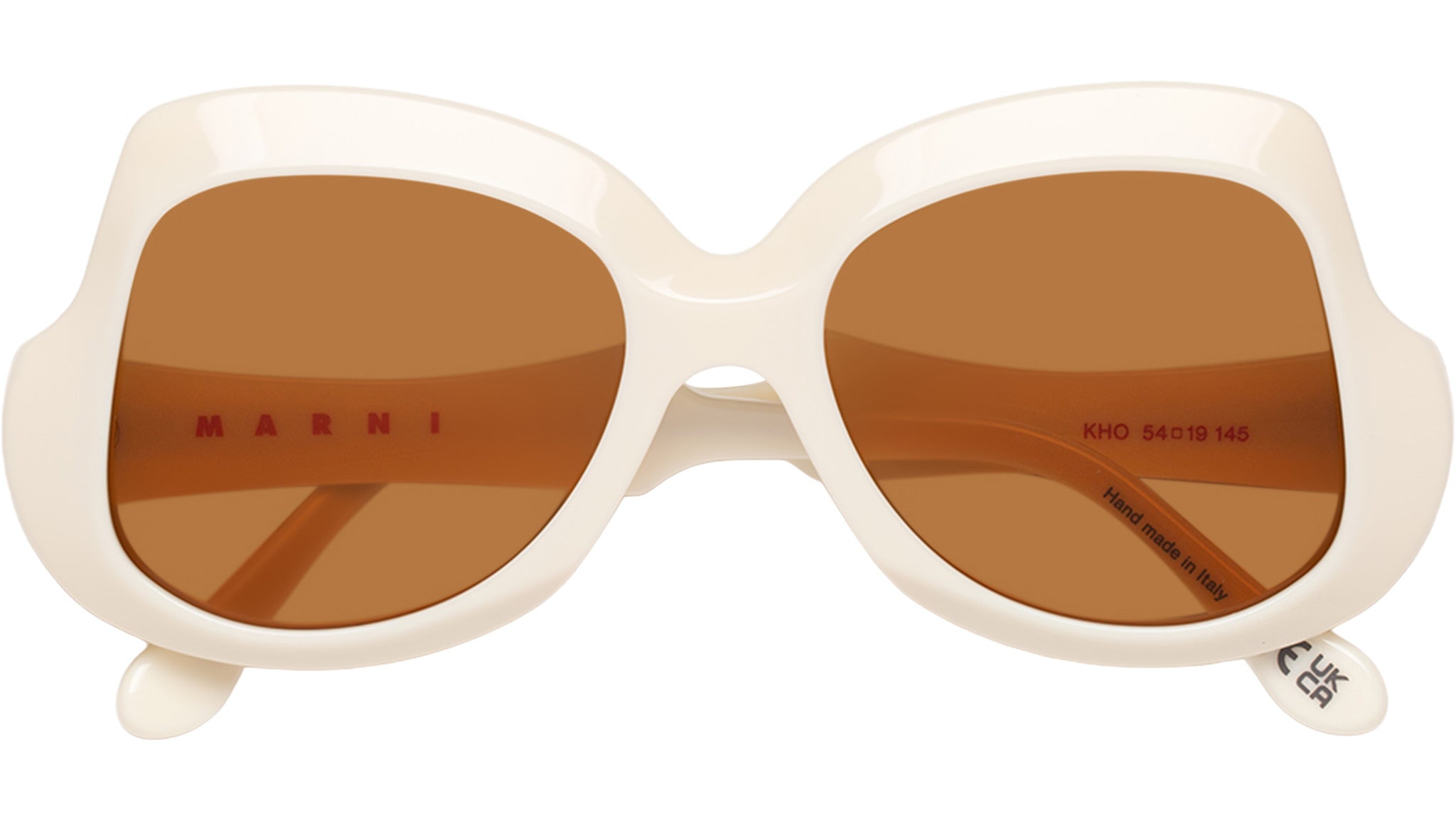 MARNI Keyhole Round Sunglasses Glossy Red Frame Made in Italy Marni® - Tikbarri Sunglasses | Specs Collective main image 2