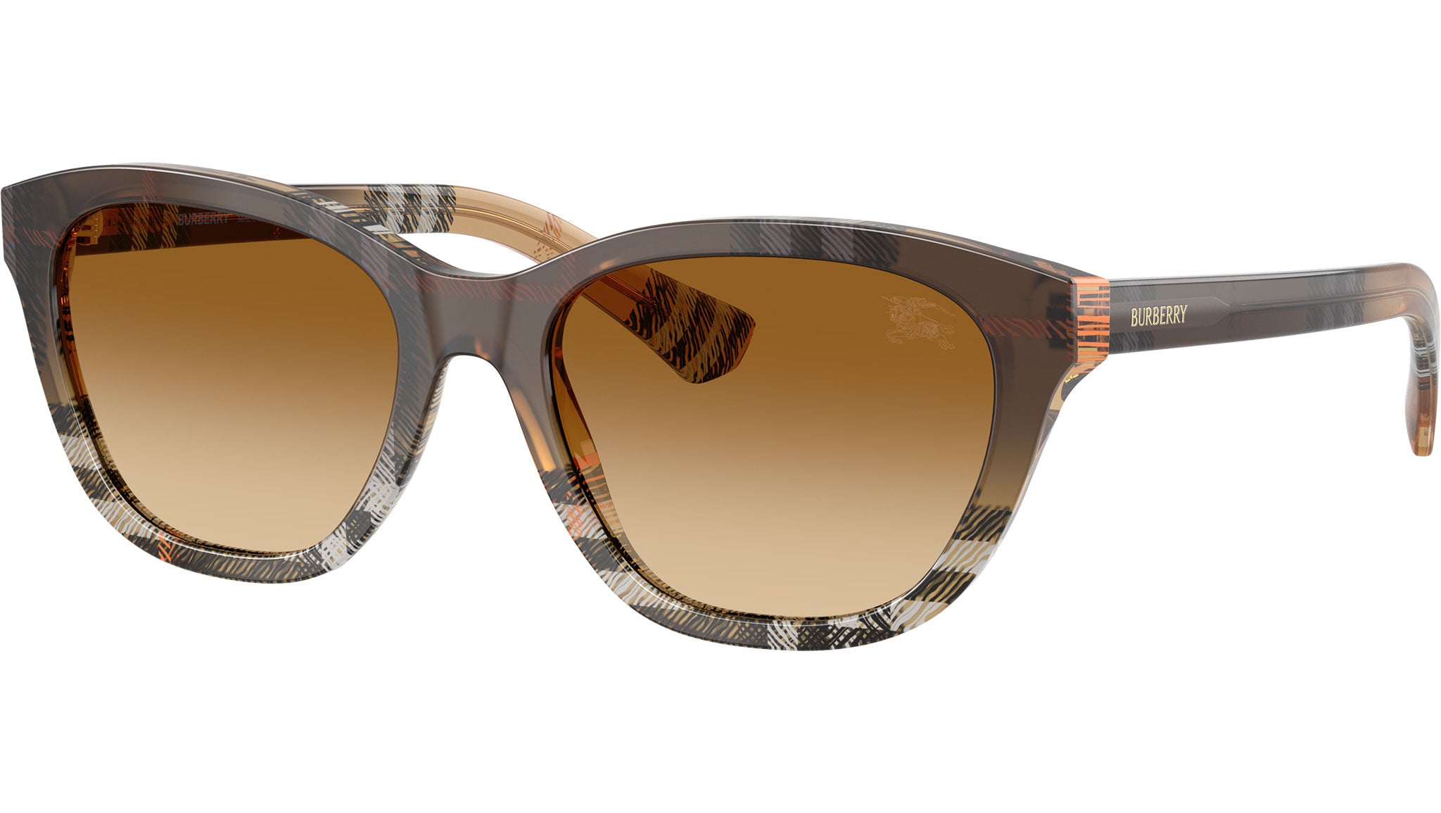 New Burberry Sunglasses Brown Check Sand Brown Lens Classic 54-18-140 BURBERRY D547DAA1-CF76-4864-81FE-  main image 3