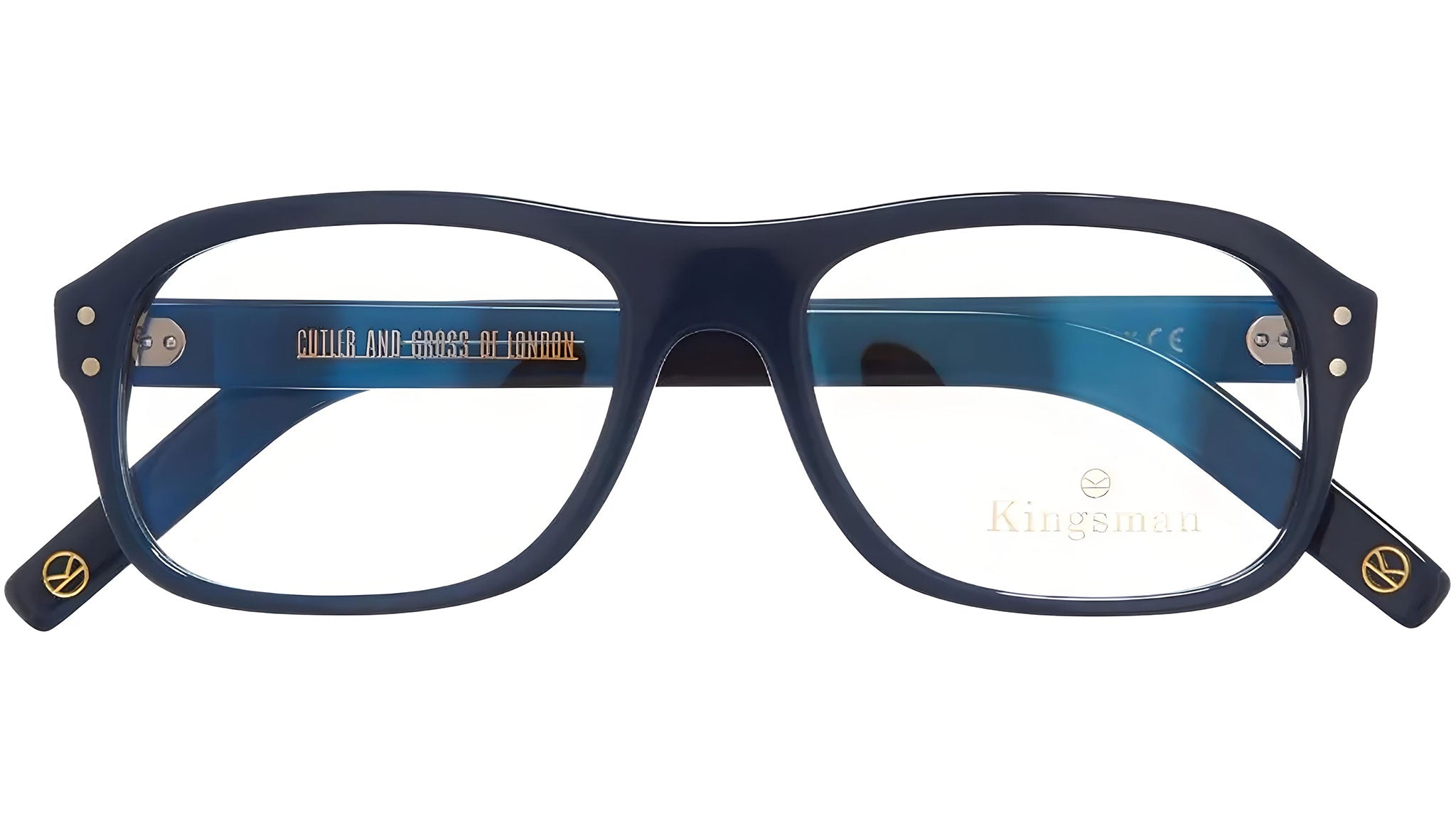 Cutler and Gross 0847V2 Eyeglasses 04 Blue - Main Image