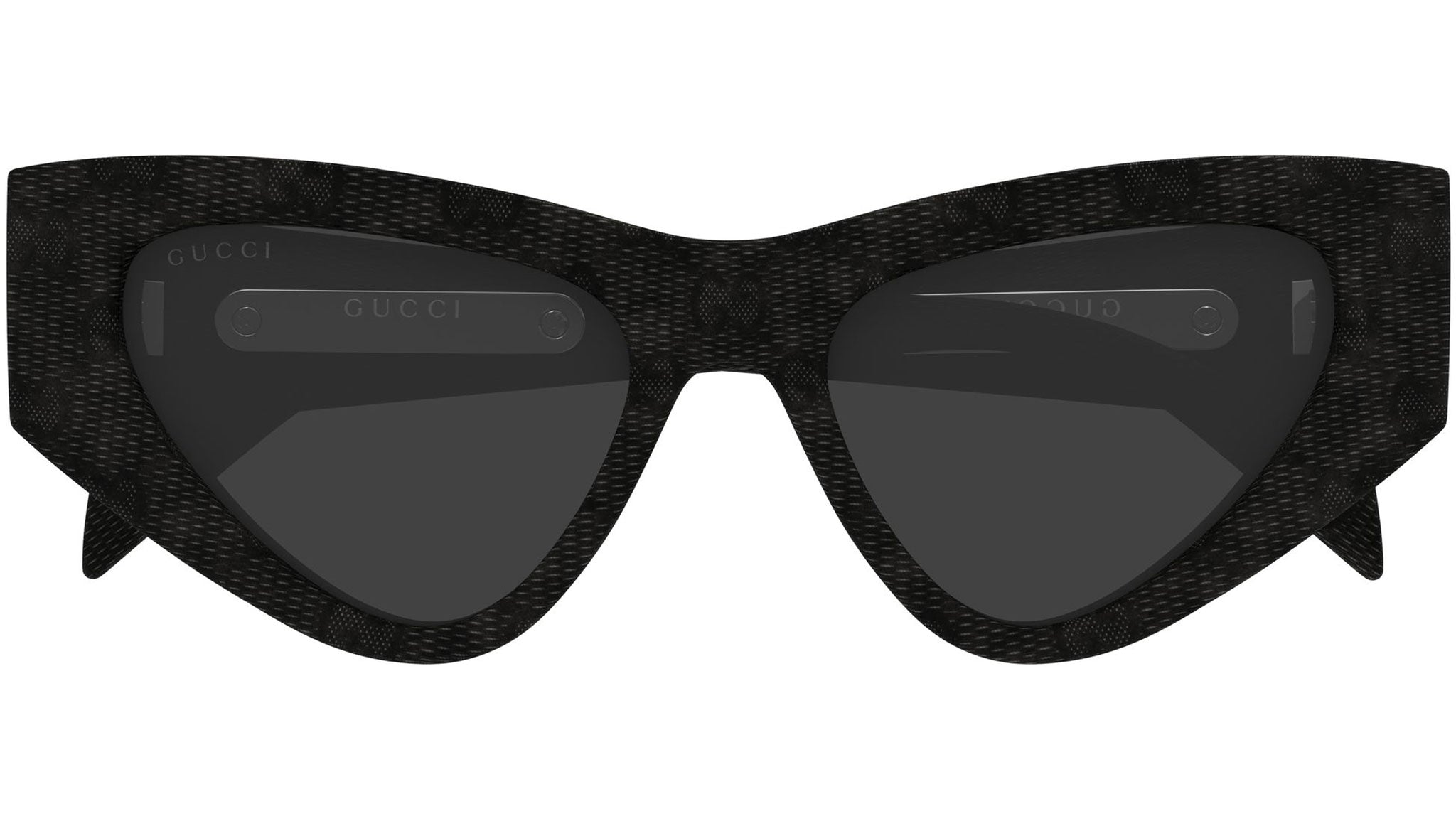 Gucci GG2019S 007 Black Grey Sunglasses - eye-oo.com