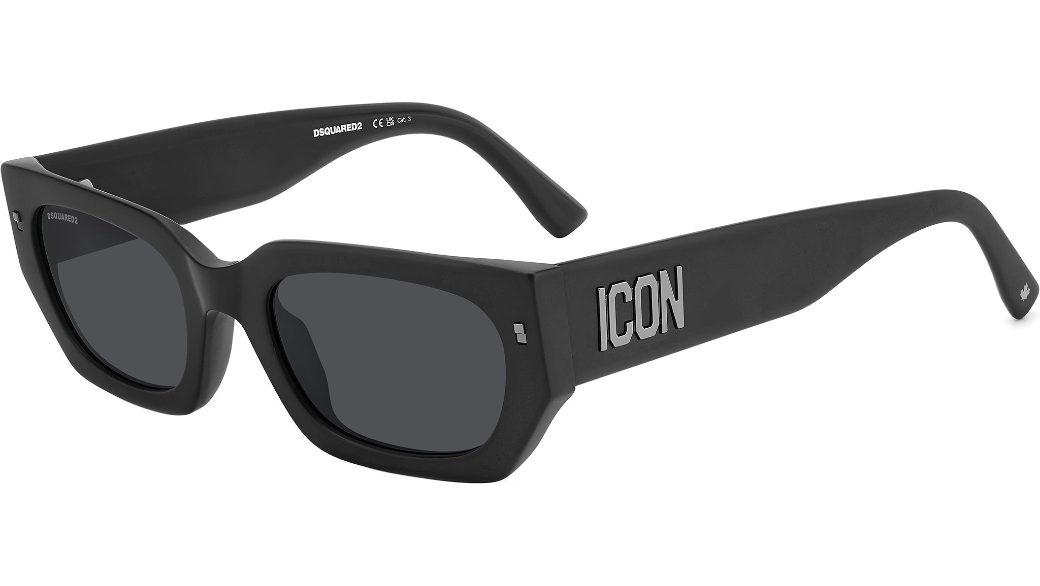 Dsquared2 ICON 0017/S 003 Sunglasses Matte Black - eye-oo.com