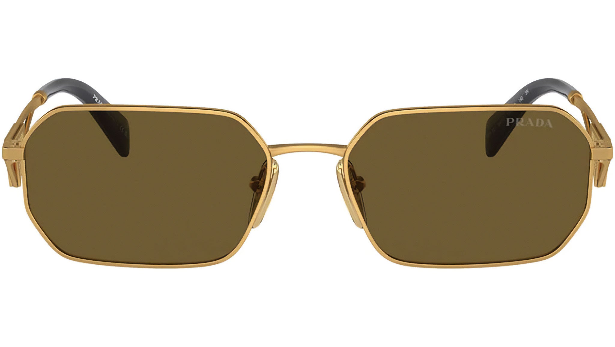 NEW Prada PR A51S Sunglasses in Gold Blue Mirror $585 0PR_A51S__5AK40C__P21__shad__f  main image 3
