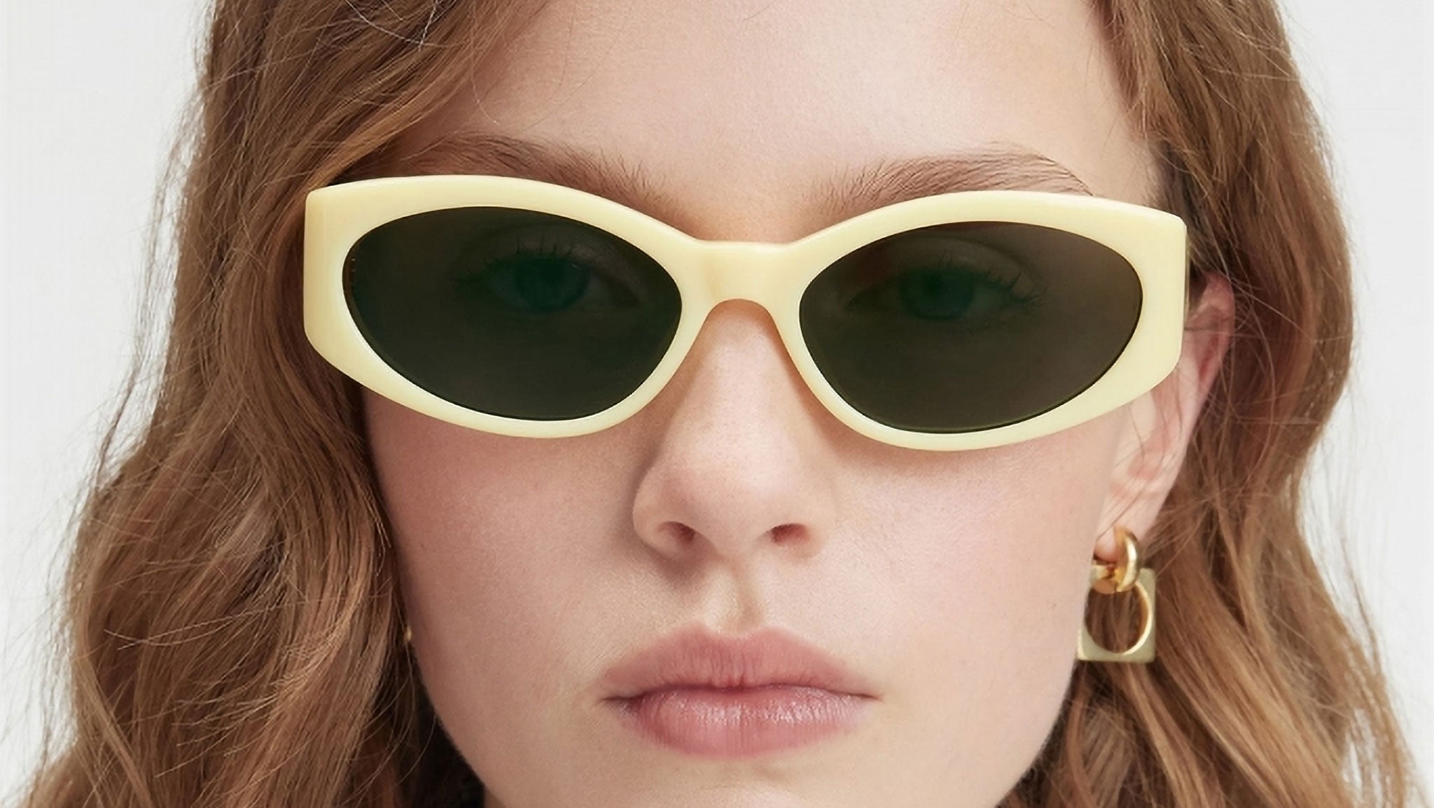 Ovalo Jacquemus Sunglasses Yellow - eye-oo.com