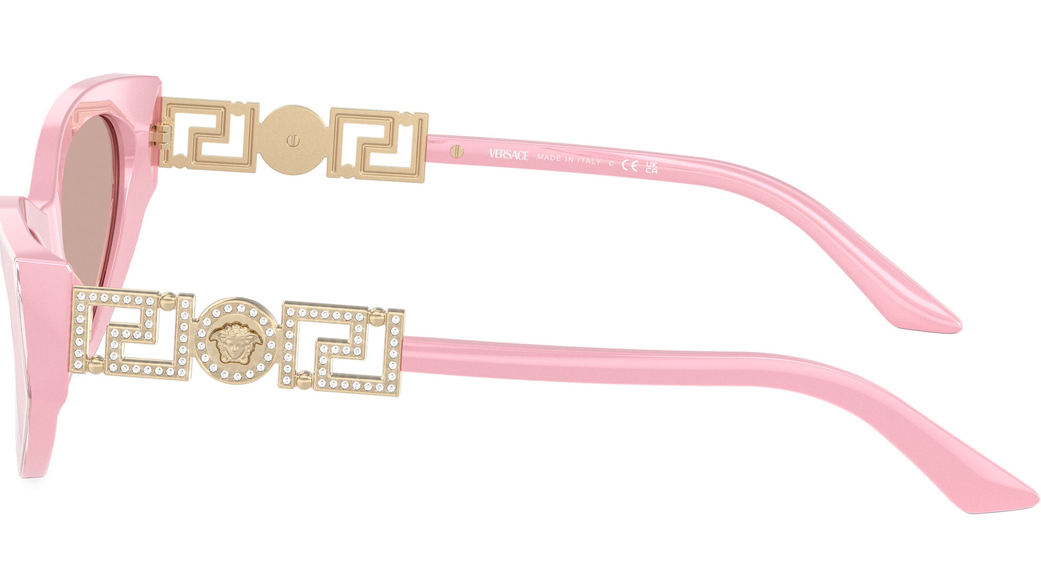サングラス VERSACE Woman Sunglasses Pink 0VE4470B 5473/5 Versace VE4470B Sunglasses 5473/5 Perla Pastel Pink - eye-oo.com