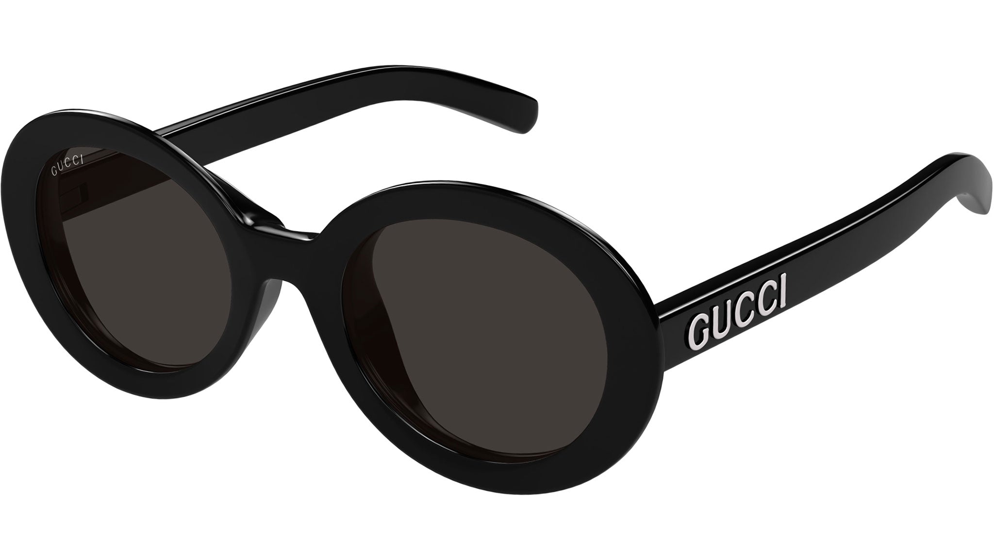 小物 GUCCI Sunglasses Black Gucci GG1722SA 001 Black Grey Round Sunglasses - eye-oo.com
