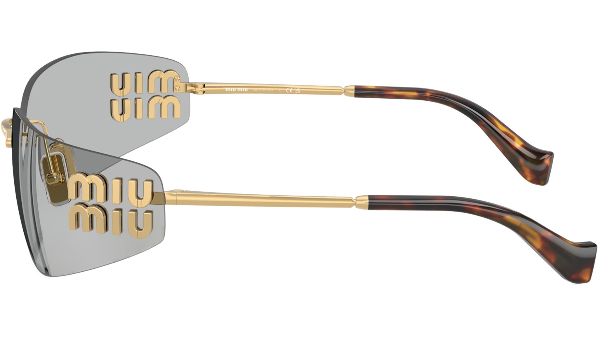 美品 miumiu sunglasses gold star case MIU MIU D-frame gold-tone sunglasses | NET-A-PORTER