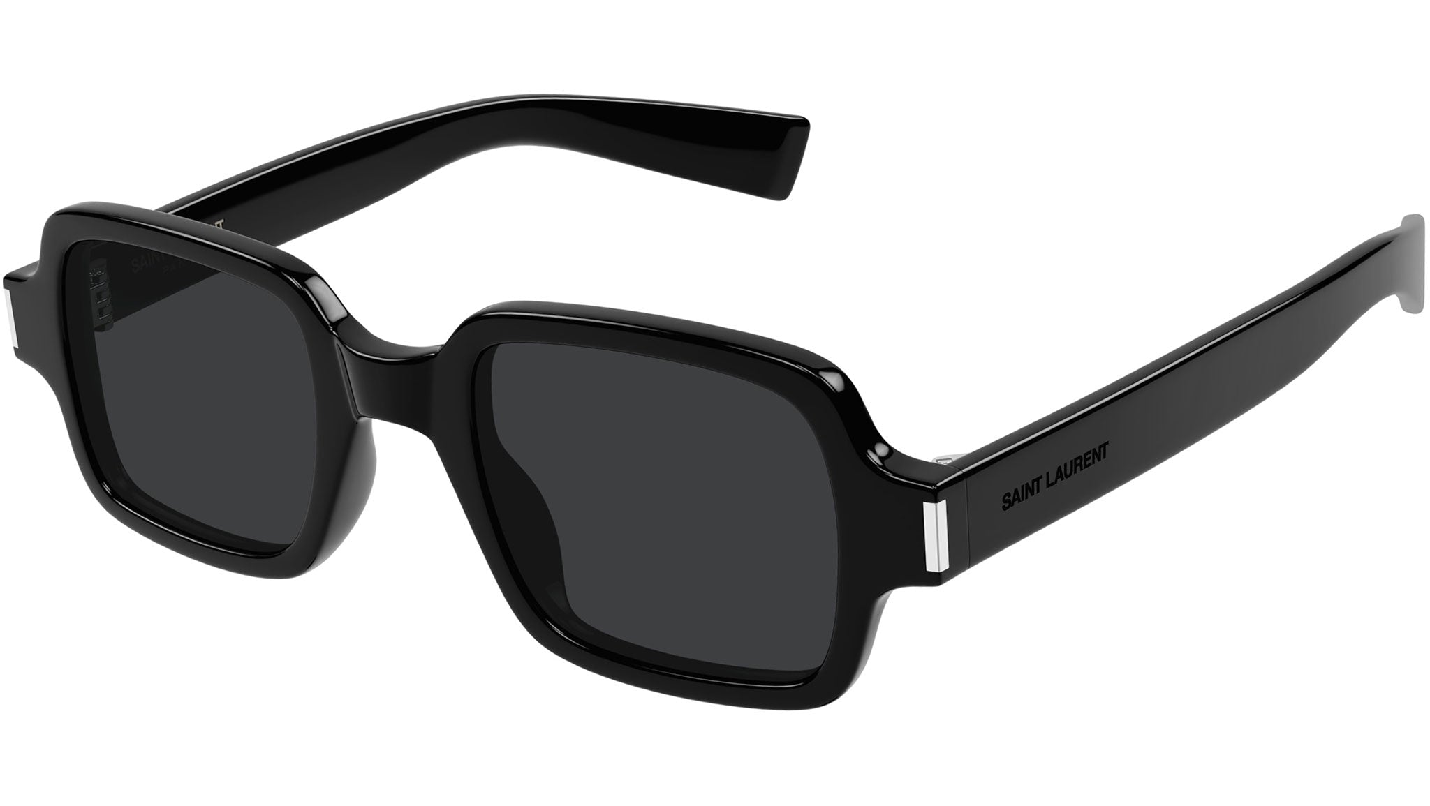 SL 720 Saint Laurent Sunglasses 001 Shiny Black