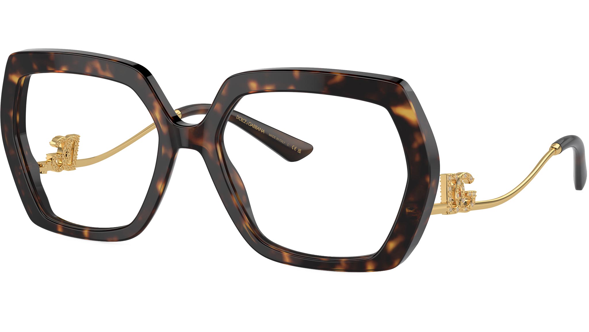 Dolce & Gabbana DG3390B Eyeglasses 502 Havana - eye-oo.com