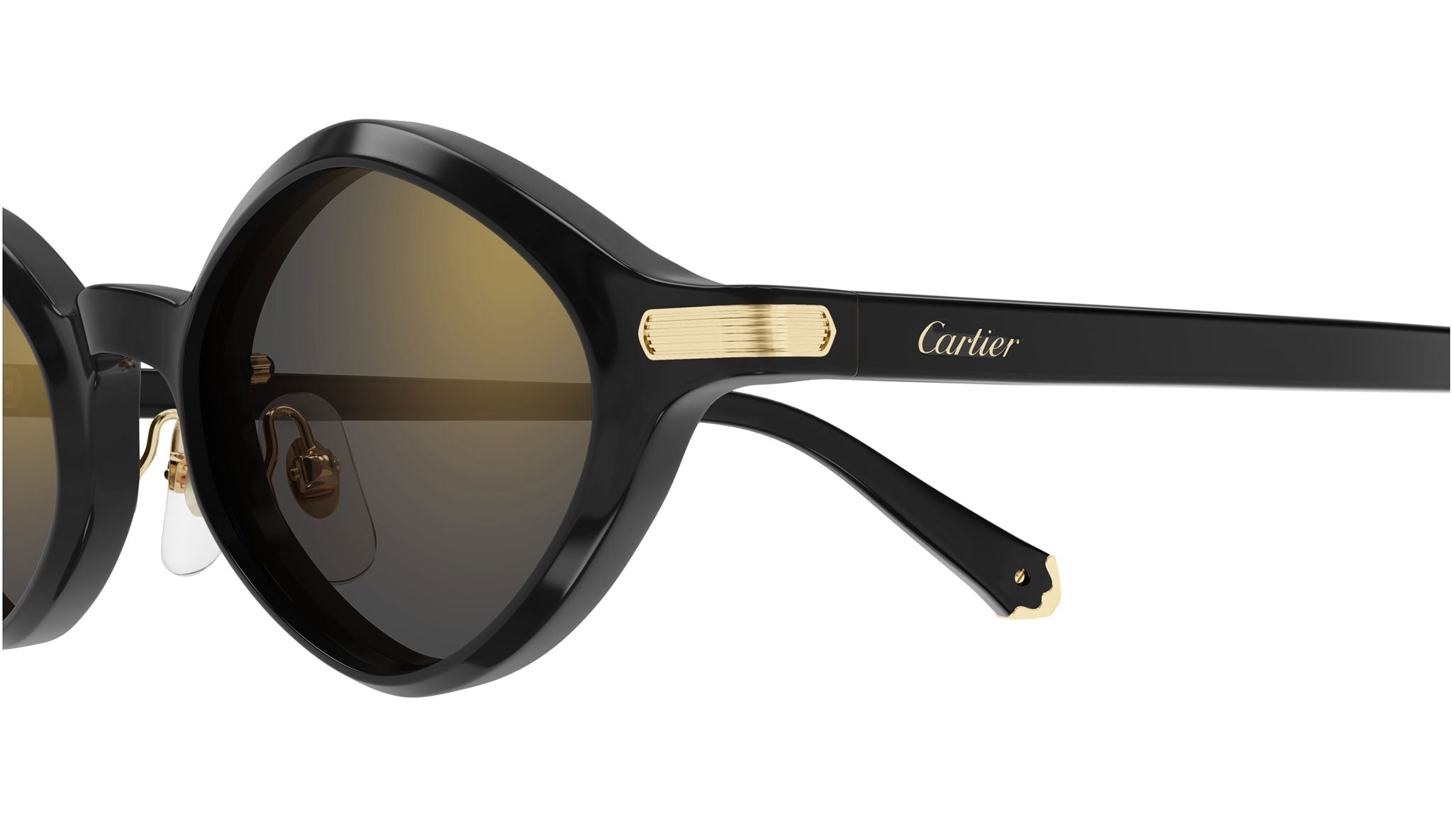 Cartier Première CT0540S Sunglasses 001 Black Black - eye-oo.com display picture 3