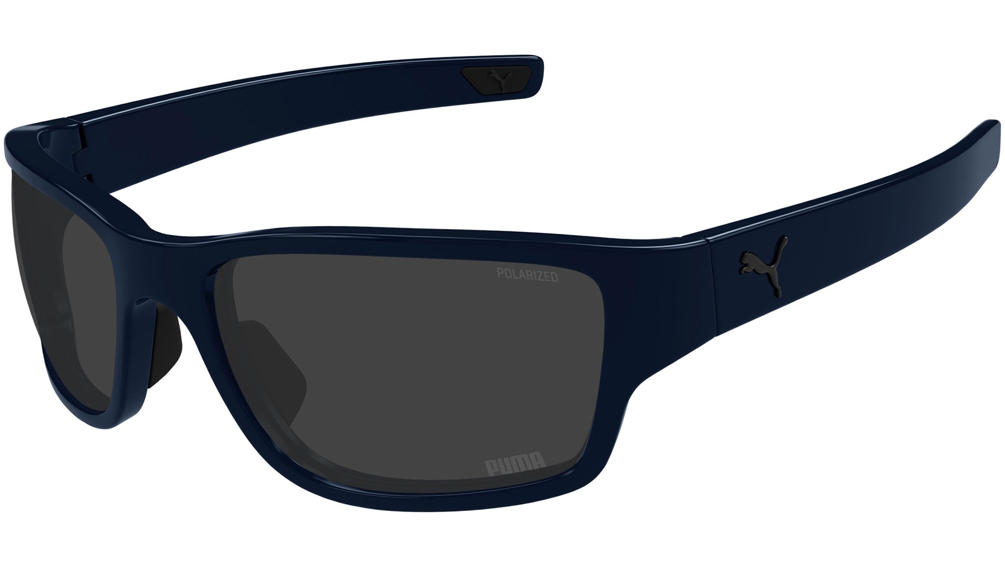 Puma Polarized Sunglasses Puma PU0484S Polarized 004 Square Blue Sunglasses  main image 3