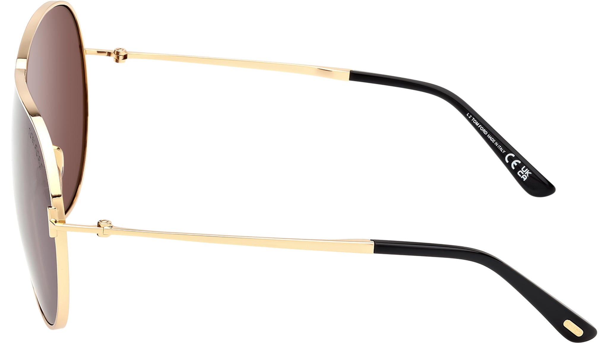 Tom Ford Keating Sunglasses FT1158 30A Shiny Deep Gold - eye 