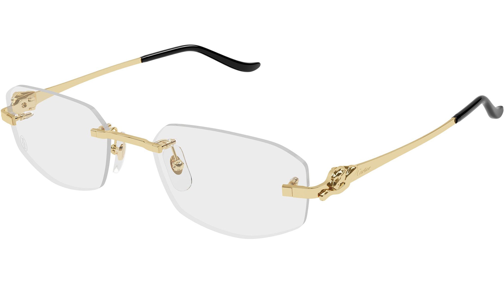 Cartier CT0601O Eyeglasses 001 Gold Smooth Gold - eye-oo.com