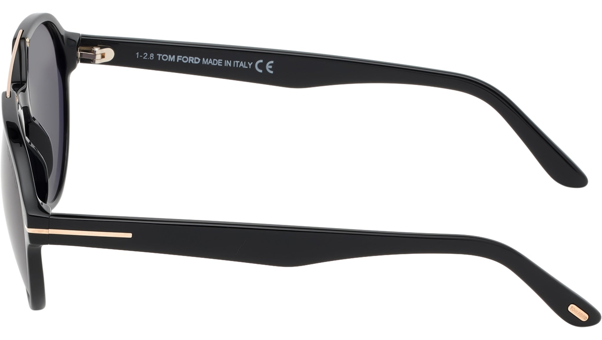 Tom Ford Stan Sunglasses FT0696 01A Shiny Black - eye-oo.com