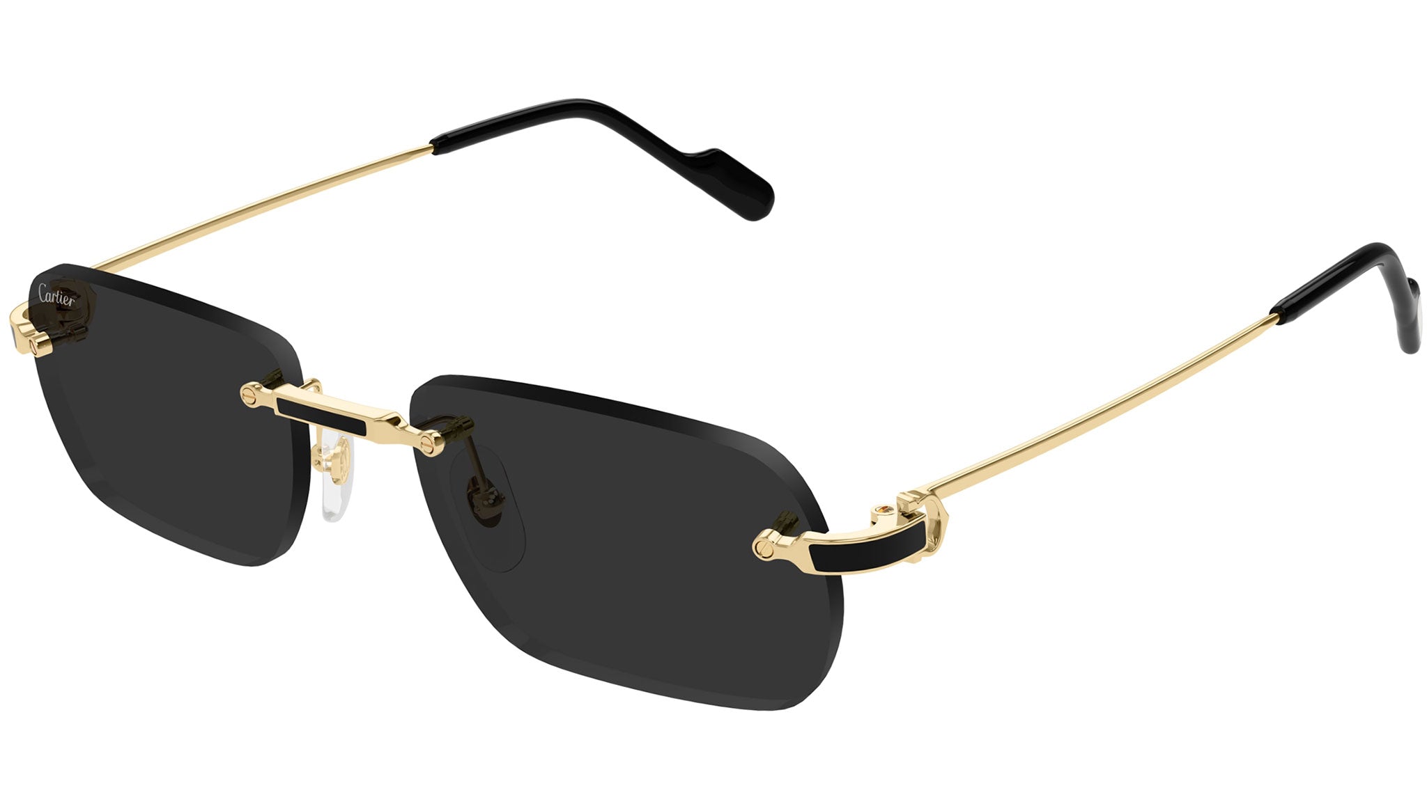 Cartier CT0498S 001 Sunglasses Shiny Gold - eye-oo.com