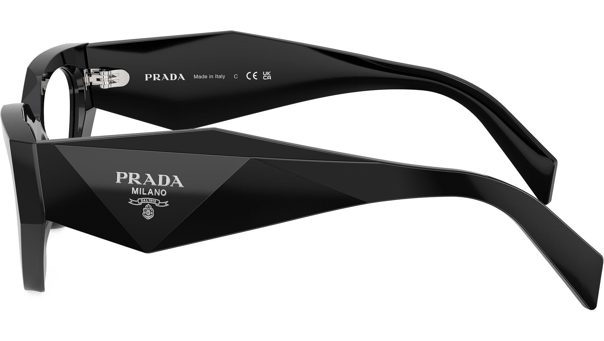 PR C07V Prada Glasses 16K1O1 Black - eye-oo.com