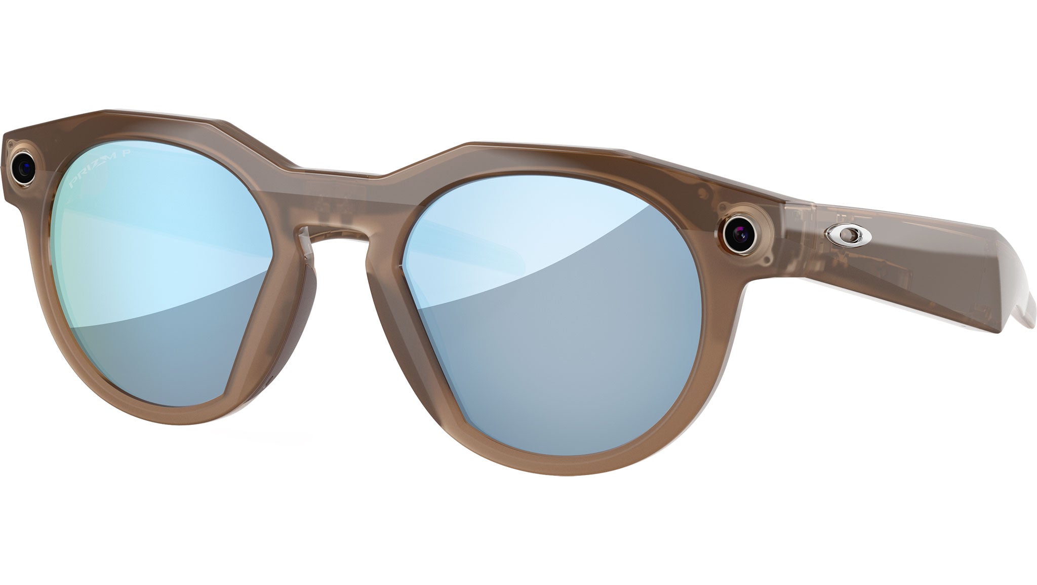 HSTN OW8002 Oakley Meta AI Glasses 800206 Brown Smoke - eye-oo.com