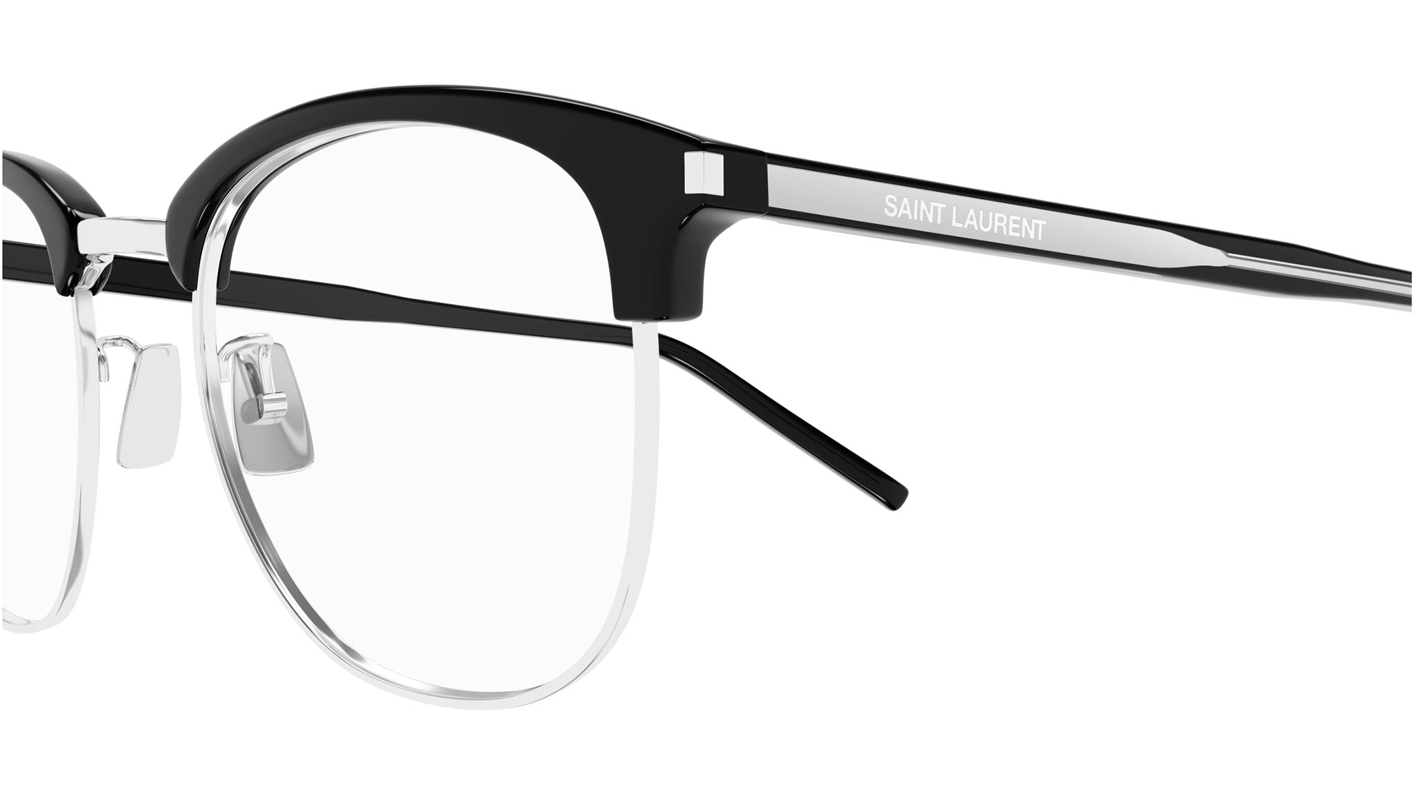 Saint Laurent SL 779 Eyeglasses 003 Black Transparent - eye-oo.com