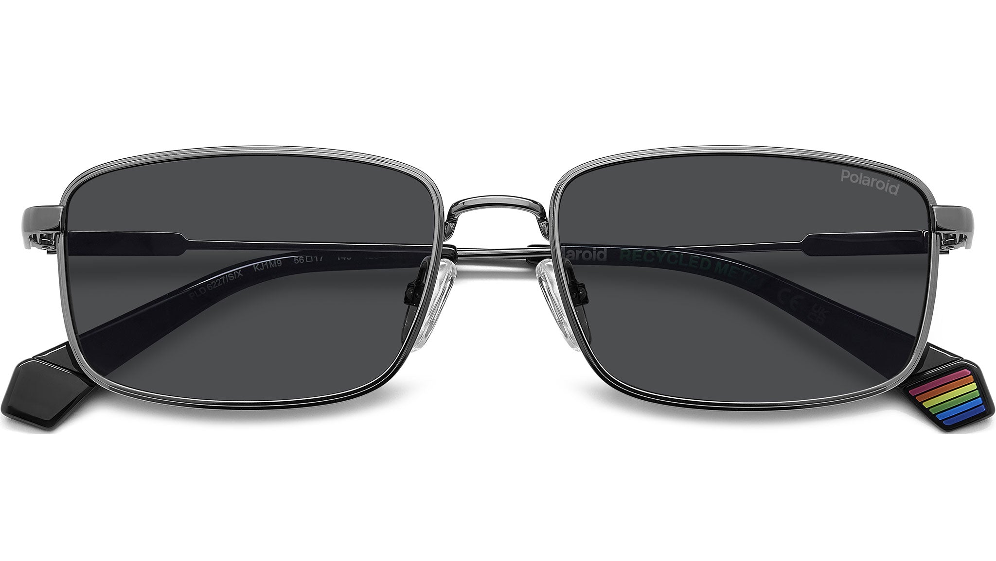 Polaroid PLD 6227/S/X KJ1 M9 Sunglasses Dark Ruthenium - eye-oo.com