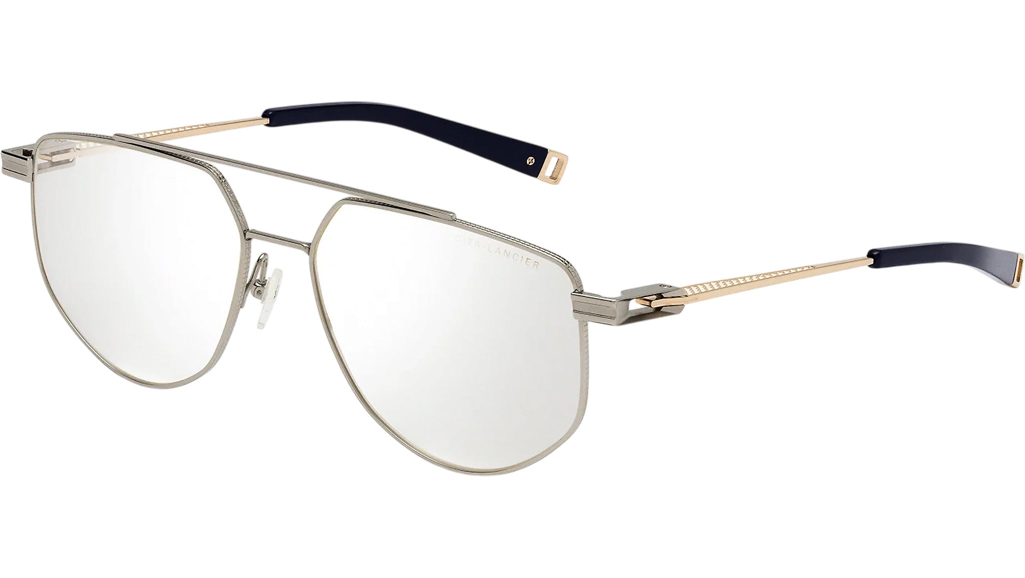 Dita Lancier LSA-145 03 grey chrome / white gold / navy glasses