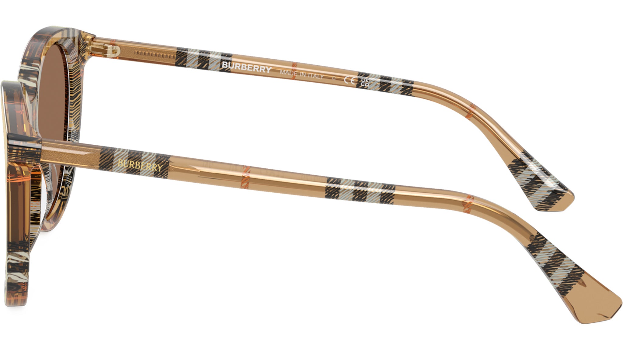 Burberry BE4455 Sunglasses 416373 Check Sand - eye-oo.com