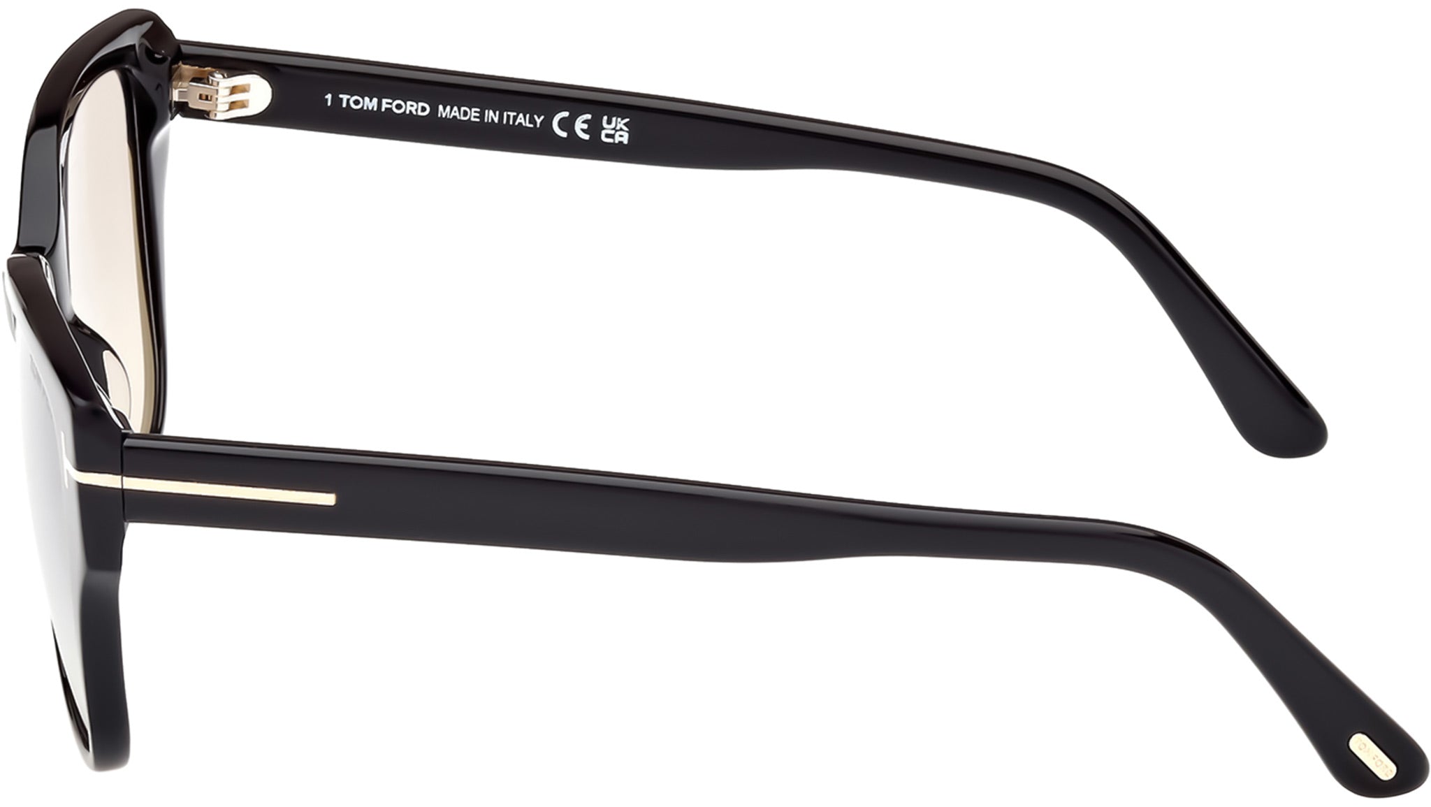 Tom Ford Elsa Sunglasses TF1108 01C Black 55mm FT1108 Amazon.com: Tom Ford Elsa Polarized Smoke Butterfly Ladies  main image 2
