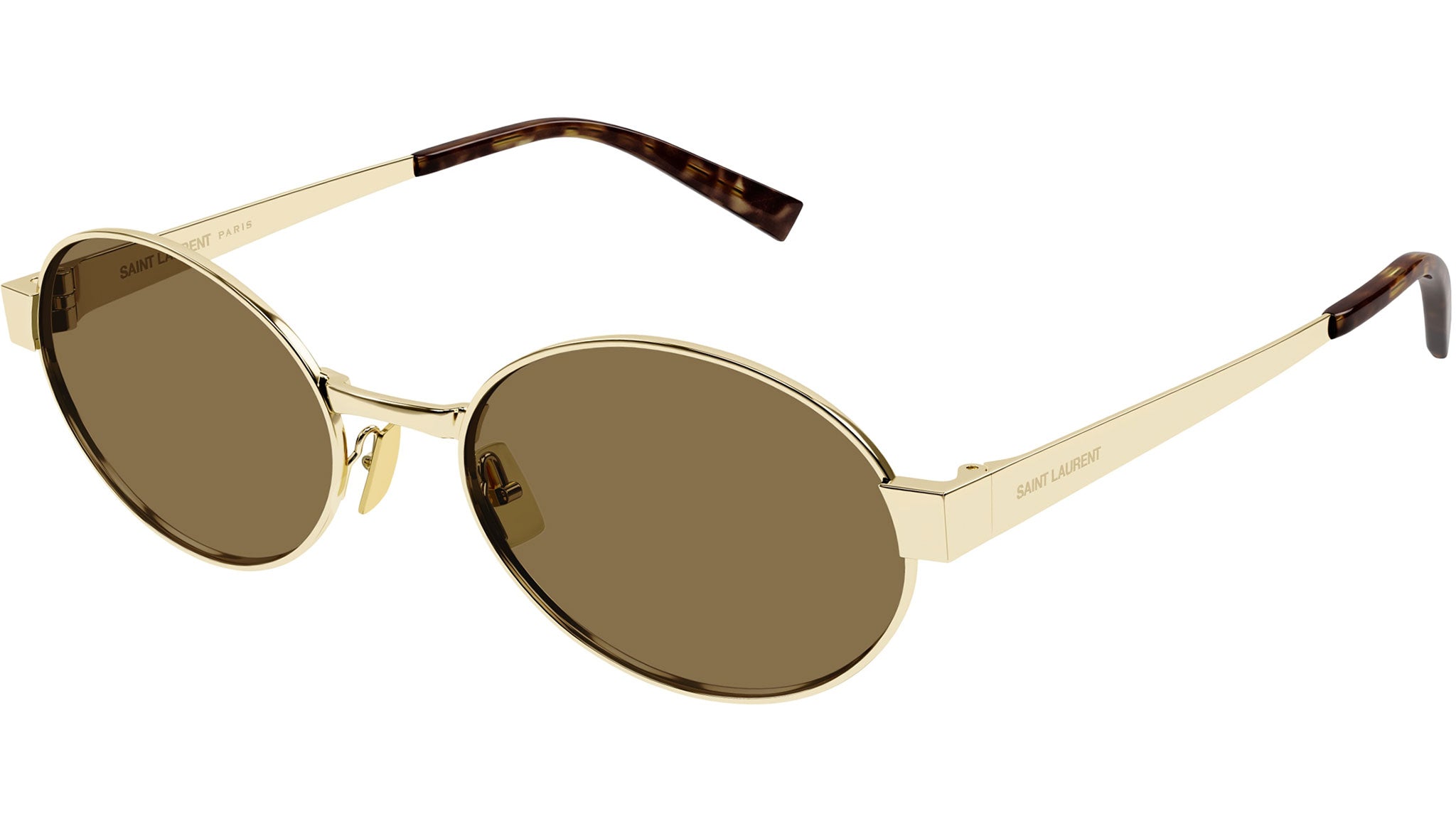 SL 692 Saint Laurent Sunglasses 004 Light Gold - eye-oo.com