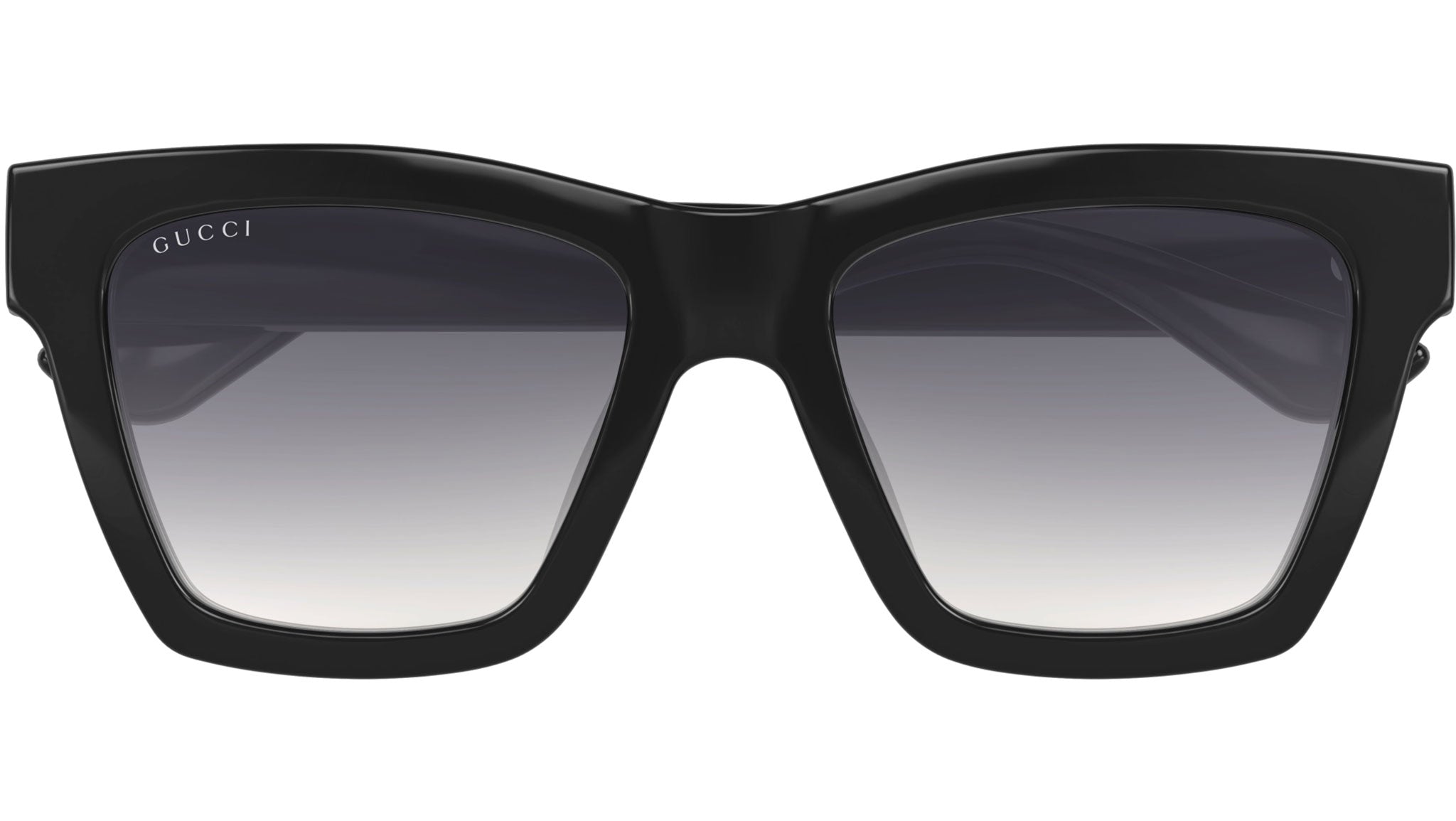 Gucci GG1714S 001 Black Grey Cat Eye Sunglasses - eye-oo.com display picture 3