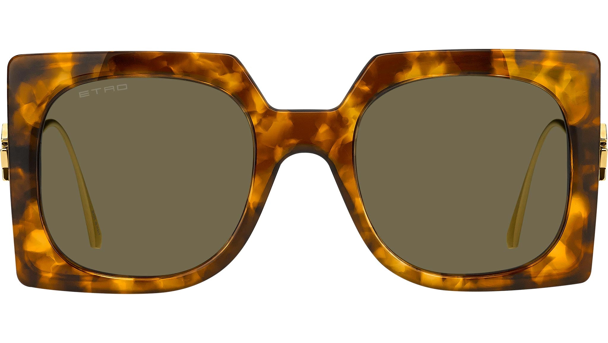 New! Etro ETRO0026/S EPZQT Elegant Havana Square Sunglasses, Authentic Etro 0026/S EPZ QT Sunglasses Yellow Havana - eye-oo.com main image 2