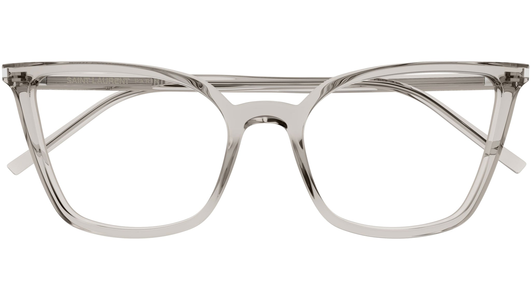 Saint Laurent SL 669 001 Transparent Beige Glasses - eye-oo.com
