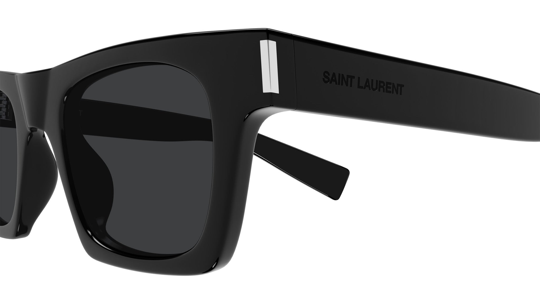 SL 719 Saint Laurent Sunglasses 001 Shiny Black - eye-oo.com