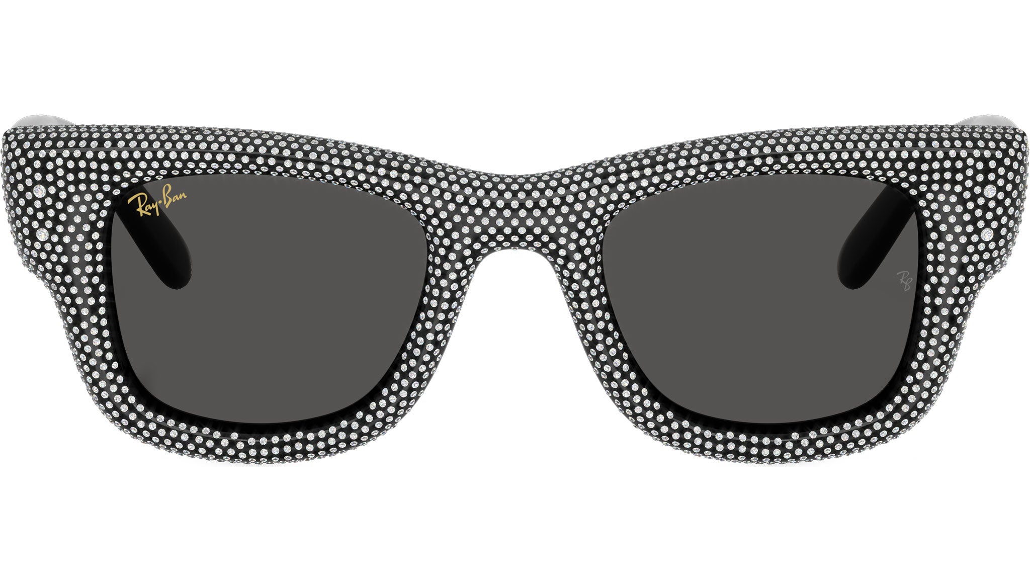 Wayfarer Puffer RB4940BP Ray-Ban Sunglasses 686587 Black & Strass