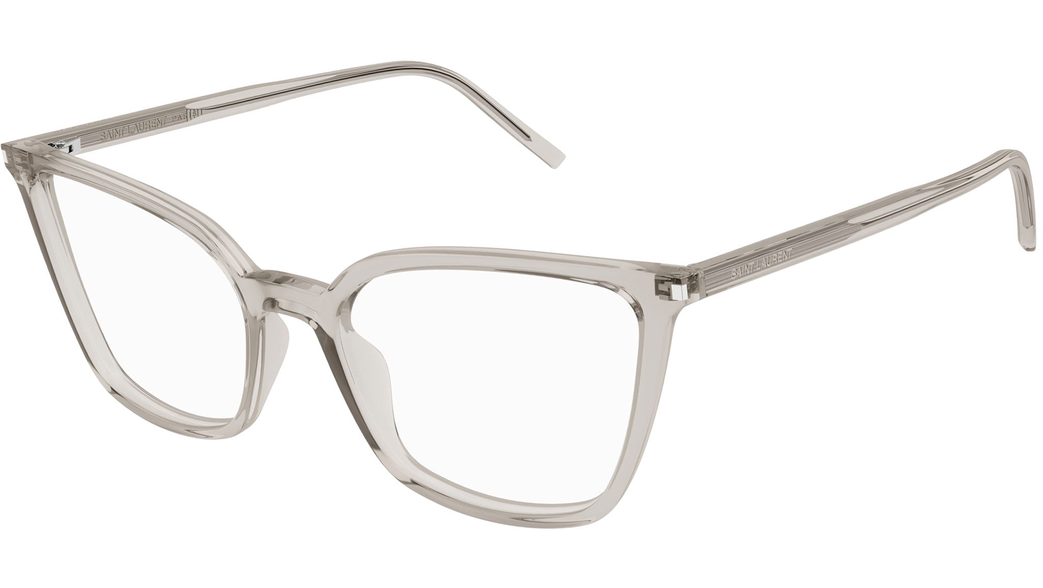 Glasses Occhiali Da Vista Beige Saint Laurent SL 669 001